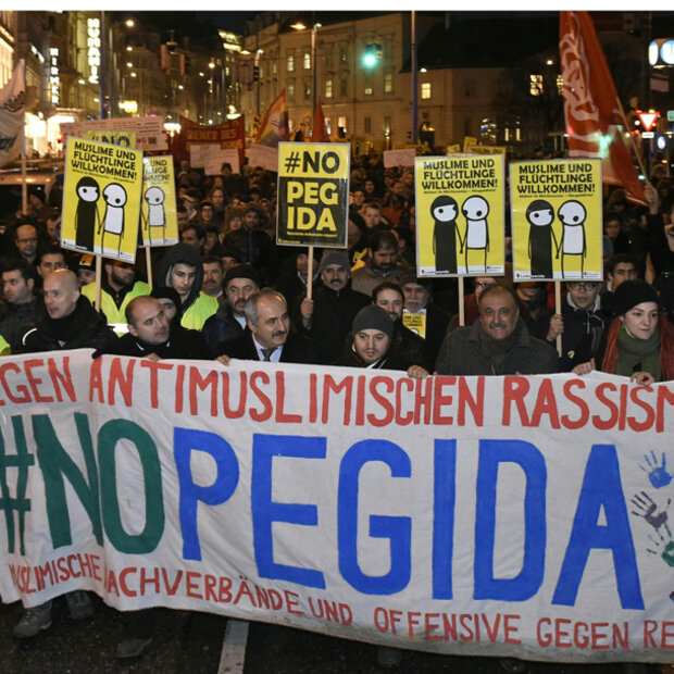 PEGIDA-Demo in Wien