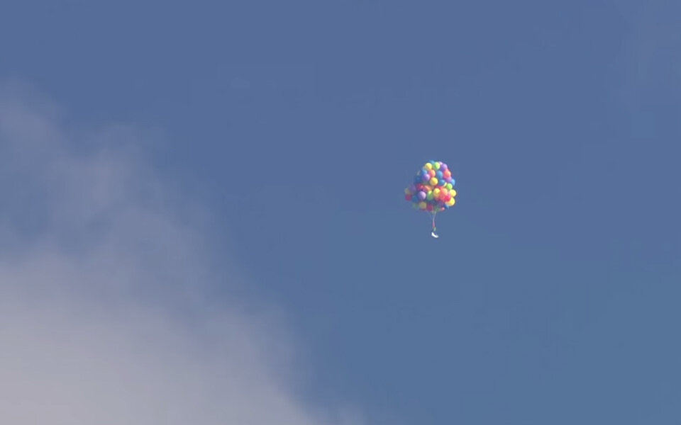 110 Luftballons: Mann flog davon