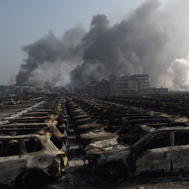 Gewaltige Explosion in China
