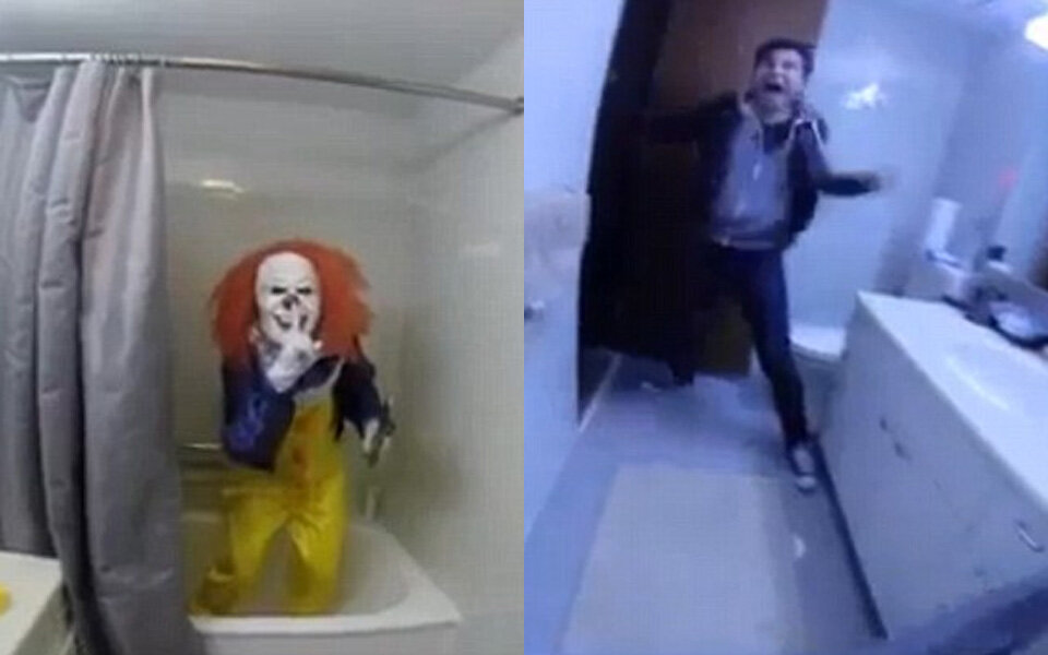 Horror-Clown jagt älteren Bruder