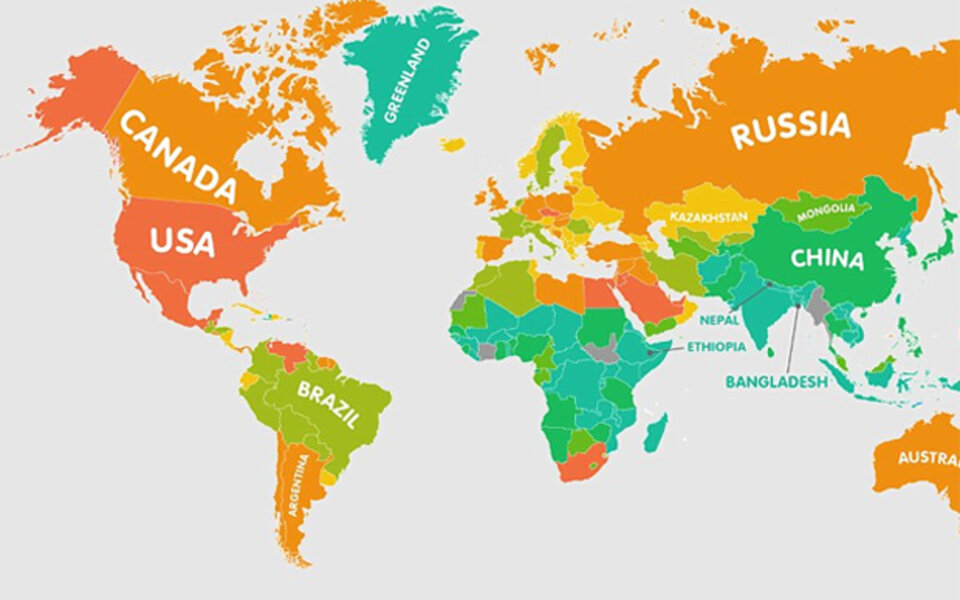 Das sind die dicksten Länder der Welt