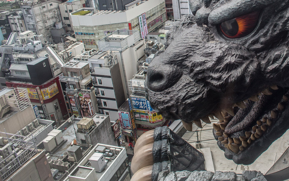 Neues Godzilla-Hotel eröffnete in Tokio