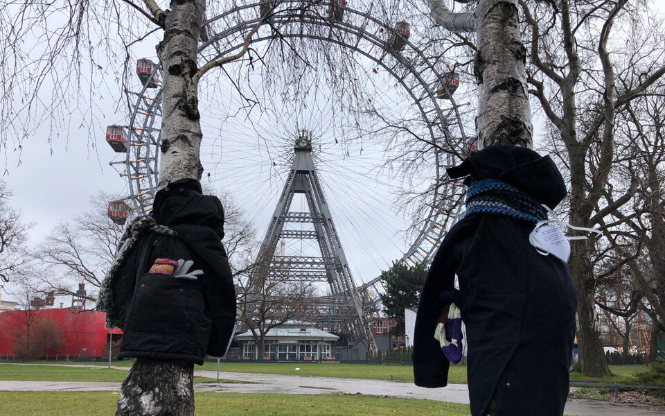 So helfen Jacken an Bäumen auch in Wien