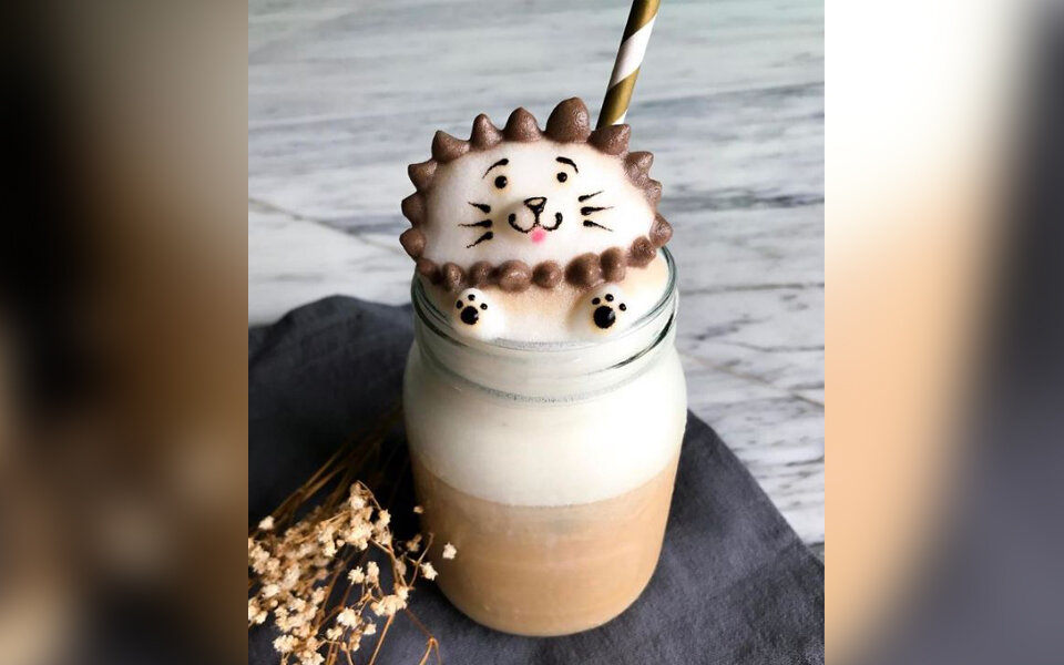 Diese 3D-Kaffeeschaum-Kunst ist zu schön zu trinken