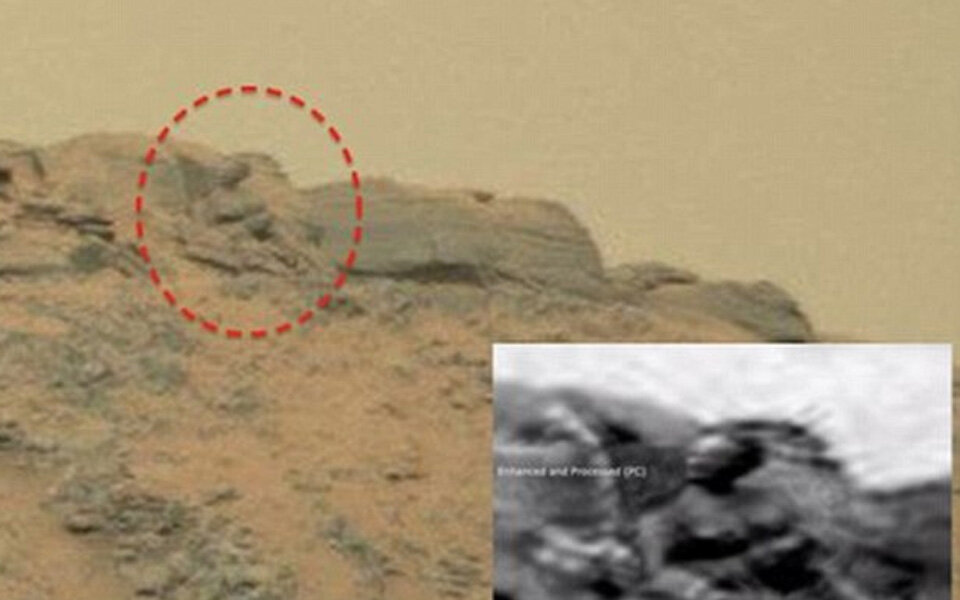 Buddha auf dem Mars gefunden
