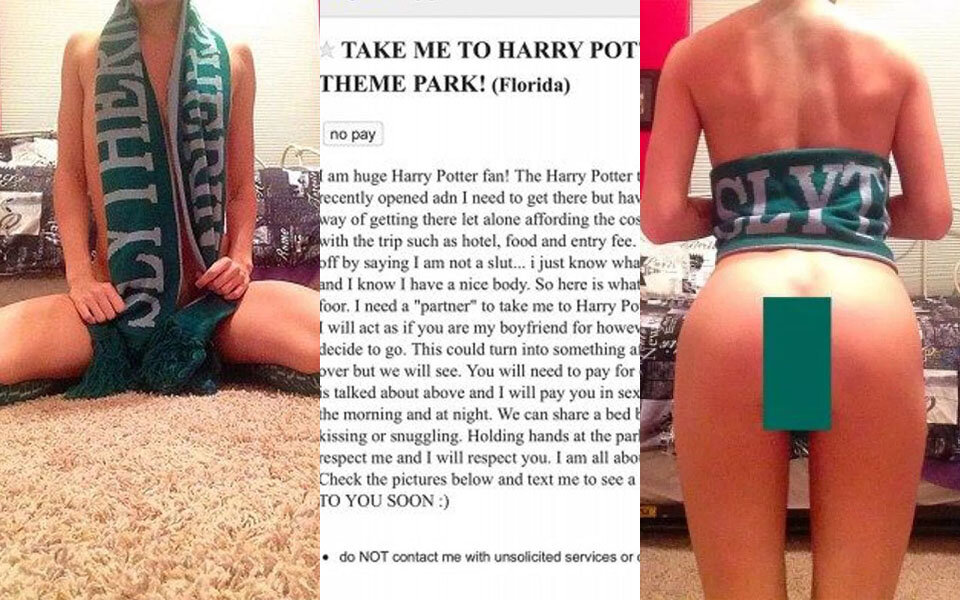 Fan bietet Sex für Harry-Potter-Trip