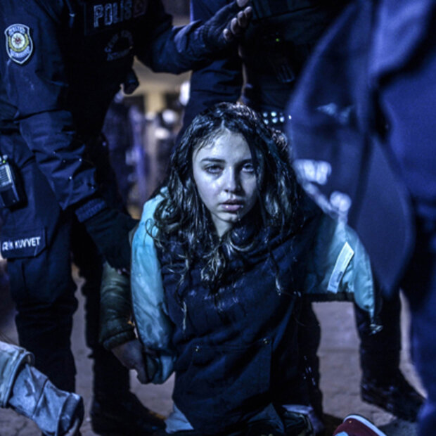 Bulent Kilic, Demonstrantin in der Türkei