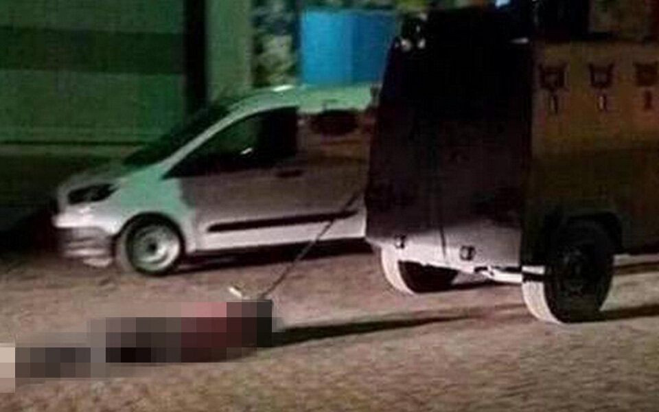 Türkische Polizei schleifte Leiche hinter Auto