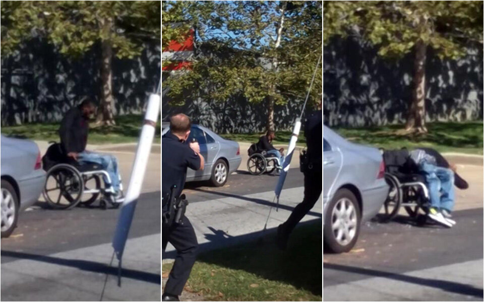 Cops erschießen Mann in Rollstuhl